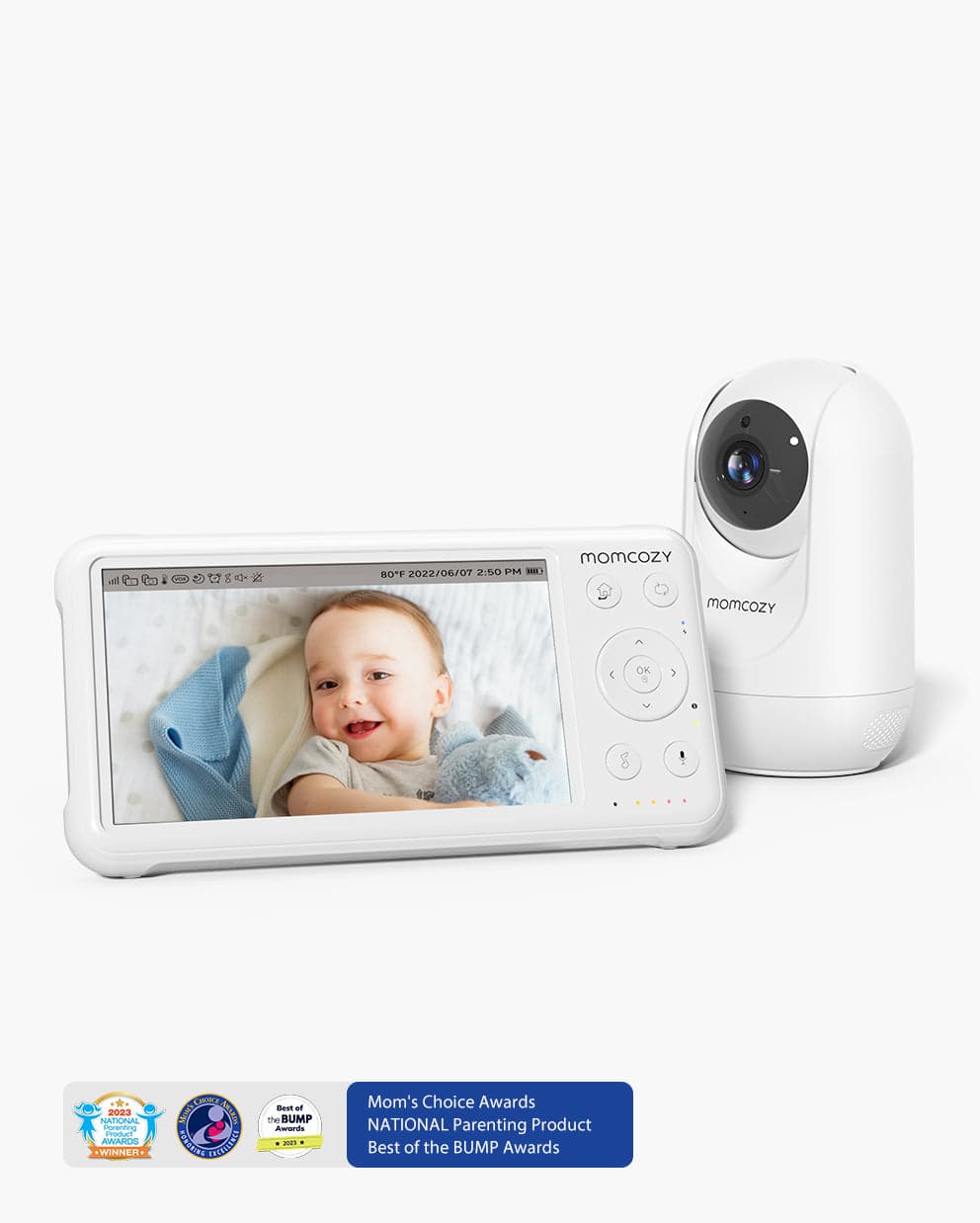 Momcozy BM01 video baby monitor with 5-inch parent unit and camera