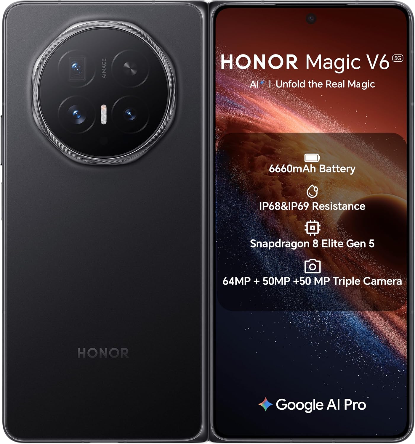 Honor Magic V6 foldable smartphone