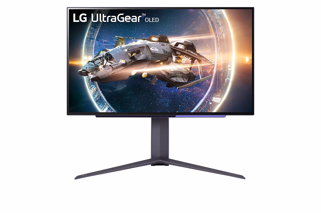 LG UltraGear 27GR95QE - 27 inch OLED Gaming Monitor product image